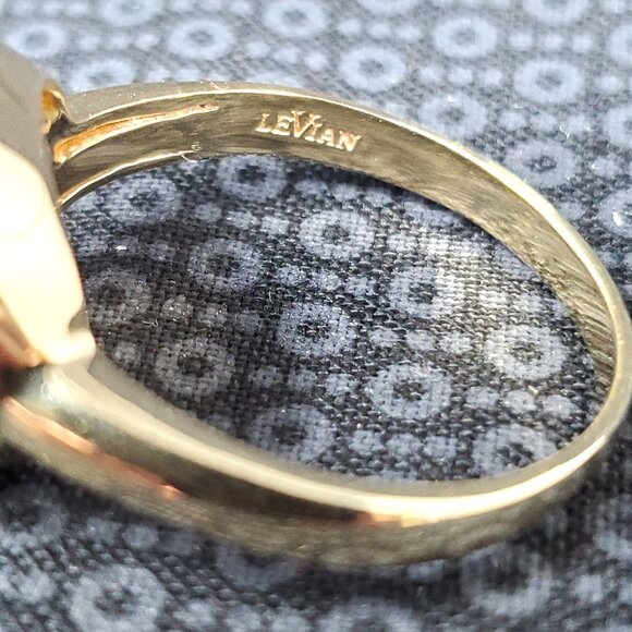 Le Vian 14k Honey Gold 2.75 cttw Citrine & Diamond Ring 7.3g. Size 12 - Picture 9 of 16